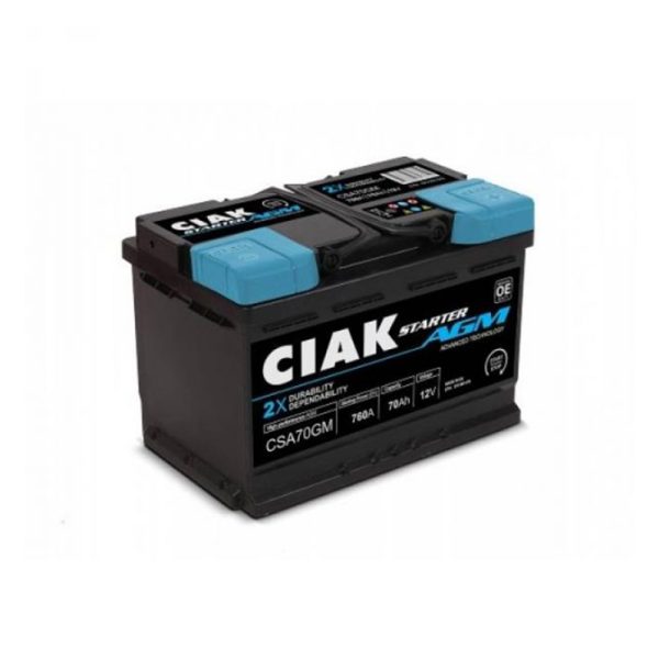 Akumulator CIAK Starter AGM 70Ah